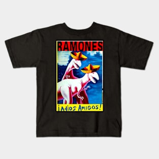 Adios Amigos Punk Rock Throwback 1995 Kids T-Shirt